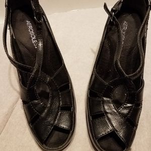 AEROSOLES HEELED SANDALS SZ 9